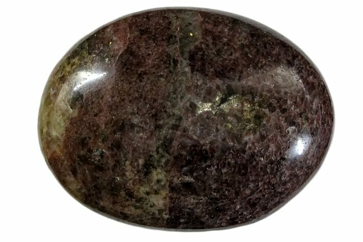 Polished Garnetite (Garnet) Pebble - Madagascar #171768